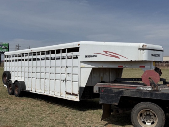 2002 Travalong Livestock Trailer