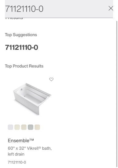 **NEW** (3)Vikrell Bath Tubs
