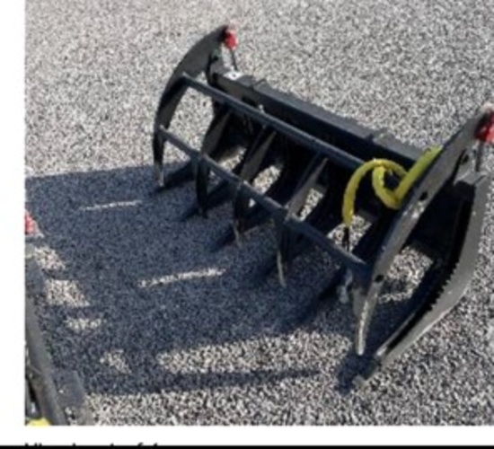 Skid Steer Root Rake Grapple