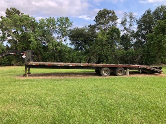 36’ Dovetail Lowboy Dual Tandem Axles