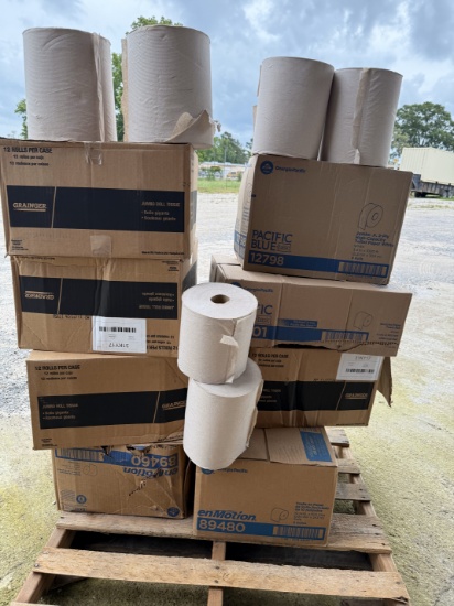 Mixed Pallet of Paper Towels and Toilet Paper
