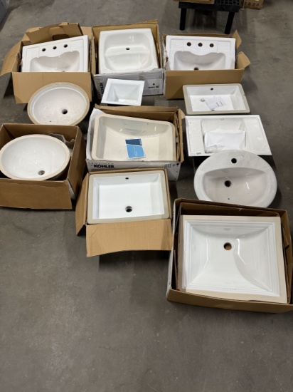 (12) Lavatory Sinks