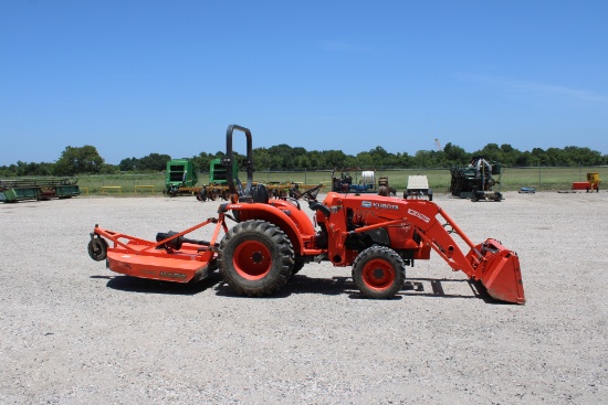 Kubota L3901 Tractor with Loader and Land Pride Mower