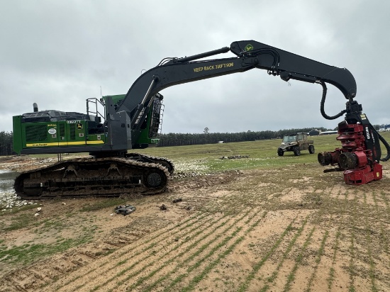 2025 John Deere 2654G Swing Machine w/ Waratah HTH623C Harvester Head