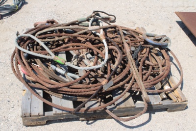 Pallet of Stringing Cables and Chokers