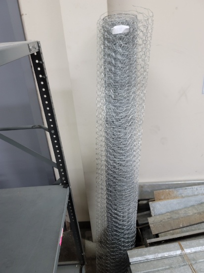 Partial roll of 5' chicken wire