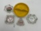 5 misc - Mcm yellow plastic tray - wierman oil co rockford il - gonigam - bassohill co walnut il - a