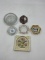6 misc - mcm heavy cut glass tray - georgia - holiday inn express - heinold hog market leeland il -