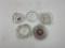 5 glass advertizing selks flowers - acapuldo mexico