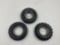 3 rubber tire ashtrays - firestone - BF goodwrench