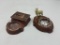 2 ADV resin mcm ozarks - dog ashtray with cig box