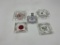 5 Glass Adv Ashtrays-Mobile-Clay-YMCA-Accounting-La Quinta