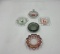 5 misc ashtrays  - howard j - ramada - holiday - la quinta