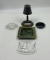 5 misc ashtrays - olympia beer - holiday inn - japan leaves - metal light style