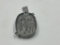 Art Deco Two Sided aluminum figural Ashtray