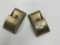 2 steel heavy match holders