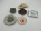 6 misc ashtrays - the galenie - ireland - meramec caverns - onterio place - winston select - ceramic