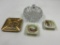 Heavy mcm round cut glass - 2 abat - 2 athen greece