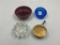 4 vintage ashtrays - m3in and 4in