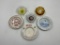 6 misc - Round amber glass - lion - holiday inn - bavaria germany - petrifien forrest - coors