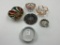 6 misc - mcm glass swirl st vincent de paul - los angelos ca - clam majesty of the seas - 2 glass -