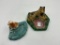 2 misc - spainiel dog - chalk sheppard ashtray