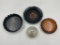 4 misc - Large brown plasctic - large bacardi 8 - seattle - mcm amber glass