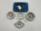 5 misc - mcm arrow blue horses - kentucky - harveys inn - miami airport hotel - flying duck