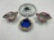 4 misc - 2 1940s made in japan pelicans - 1940s dog japan large - wtc service