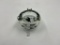1970s studio art glass paperweight ashtray