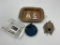4 misc - Small round dog - india face - bengson fireproof warehouse - made in japan king and queen