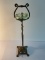 Art deco metal smoking stand