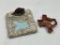 Large Beaver Ash tray and Texas ashtray