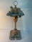 Art deco slag glass smoking stand