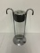 Art deco chrome smoking stand