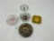 5 misc - British columbia - gordons savannah il - mcm amber sa - metal us capitol = glass round lion