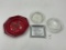 4 misc -  shearton inn - pizza hut - 1962 g.e. womans gem club morrison il - mcm haeber #1032 coins