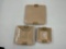 1957 3 piece mcm ashtray set