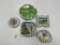 5 misc - badlands s.d. - bavaria germany - round porcelain lovers - china town san fransisco - green