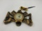 1950s Ashtray clock with pen