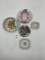 5 misc - round japan flowers - 1940s japan porcelain horse - lefton china flowers - jacobs cave mo
