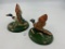 Mcm porcelain duck - 1 mcm porcelain phesant