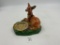 Mcm chalkware deer and fawn