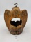Mcm rare hanging eagle pottery ashtray