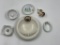 6- ceramic ashtrays