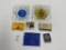 5 military match books - navy - army - marines - usn ashtray