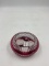 Vintage Ruby red C-T Glass Ashtray