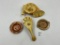4 misc - Grand coulee dam wash-  colonial grill sterling il - 2 mcm pottery instruments