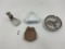 4 misc - 3 sided bank of essex va. Indiana dunes - japan golden retriever - scotty dog