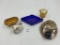 Iowa bathtub - camel blue ashtray - lahaina maui - glass bucket